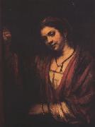 Woman at an open Door (mk33)